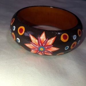 Wooden Painted Bracelet